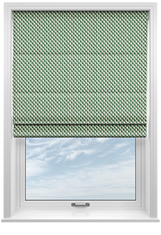 Jaipur, Bottle Green - Twist&Fit Roman Blind